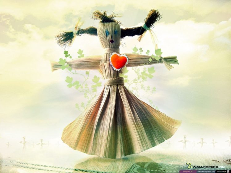 love, Scarecrow, Digital, Art HD Wallpaper Desktop Background