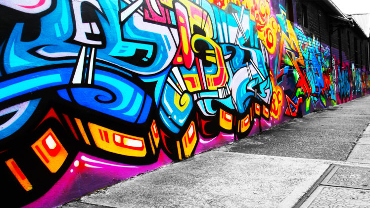 urban, Art, Graffiti, Paint, Color, Psychedelic, Wall HD Wallpaper Desktop Background