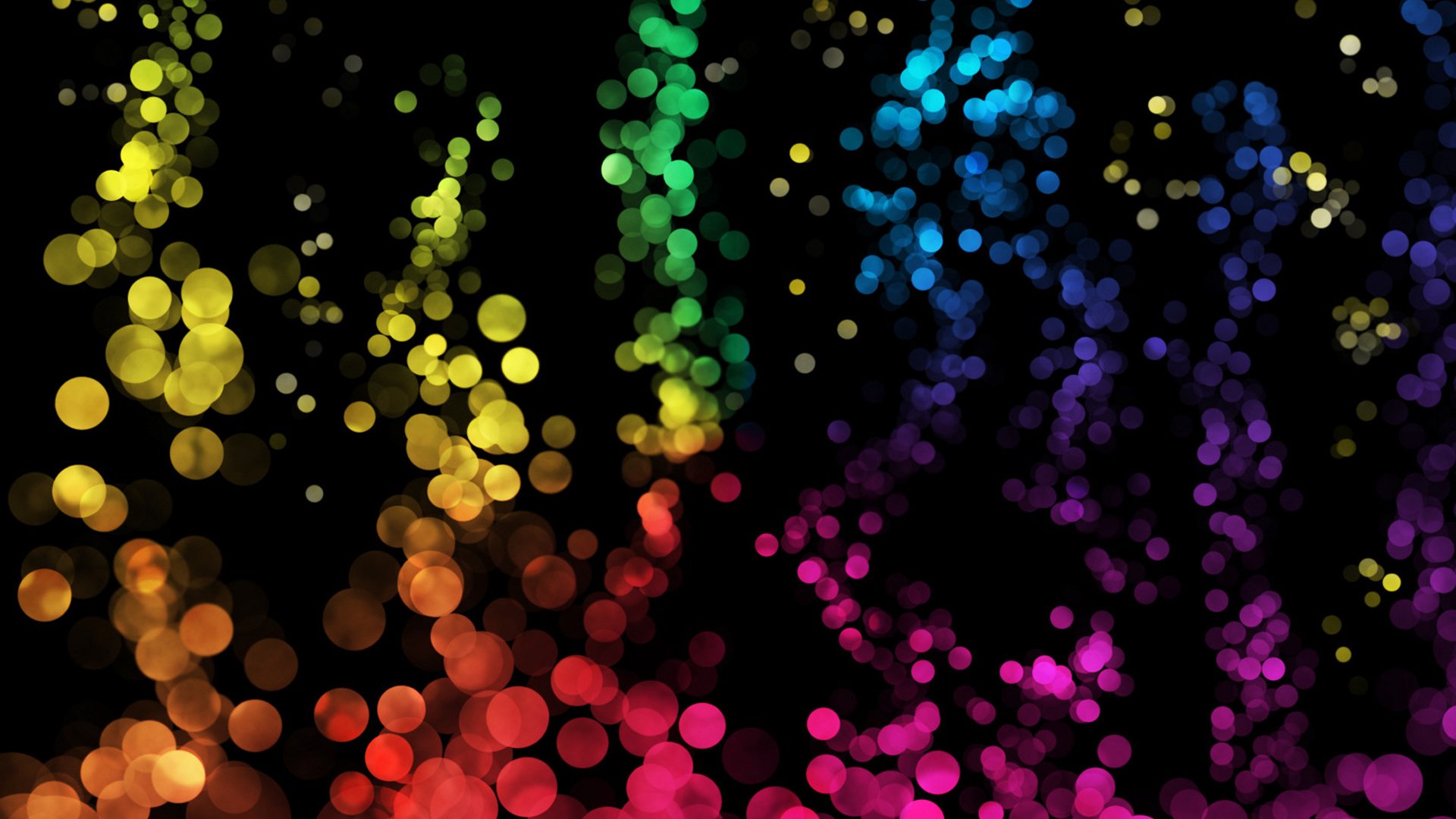 lights, Bubbles, Colors Wallpaper
