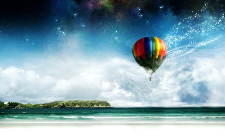 hot, Air, Balloons, Beaches HD Wallpaper Desktop Background