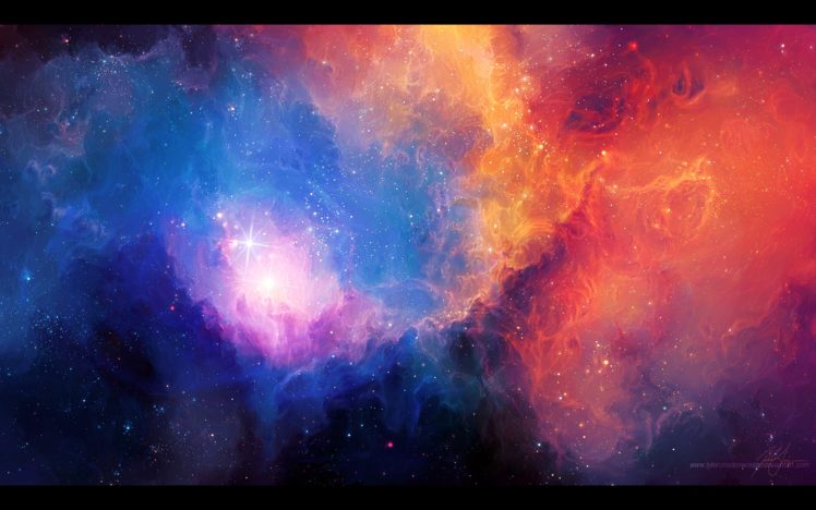 abstract, Outer, Space, Stars, Nebulae, Artwork, Tyler, Young HD Wallpaper Desktop Background