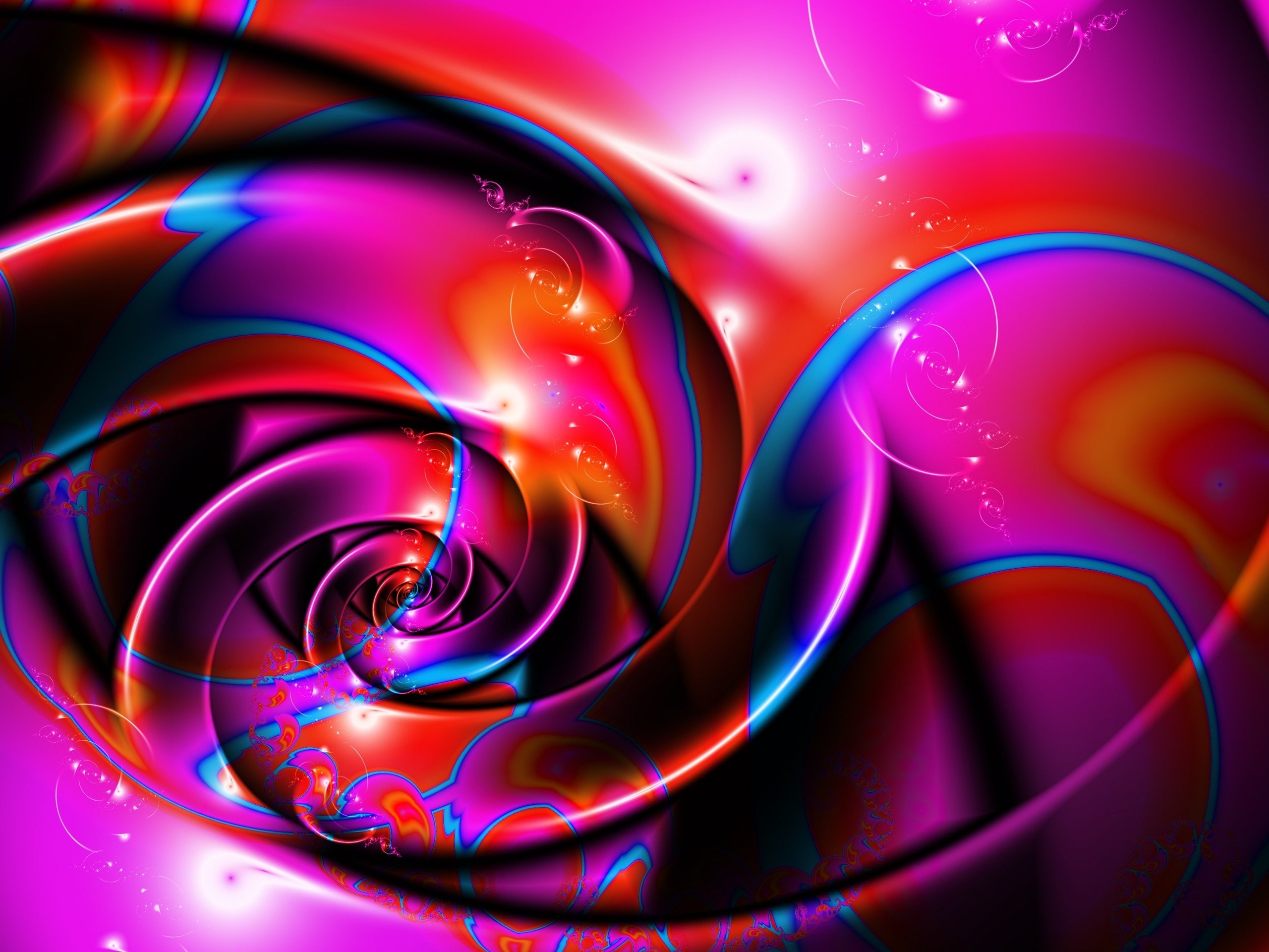 abstract, Fractals, Swirls, Spirals Wallpaper