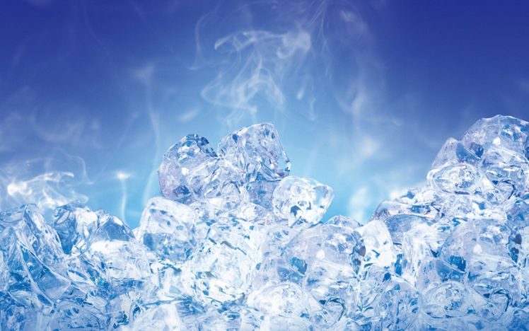 ice, Blue, Ice, And, Smoke HD Wallpaper Desktop Background