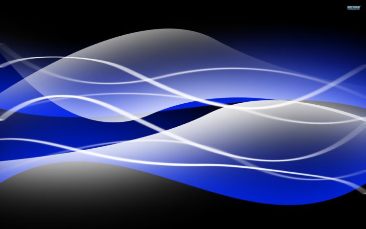 abstract, Blue, Waves HD Wallpaper Desktop Background