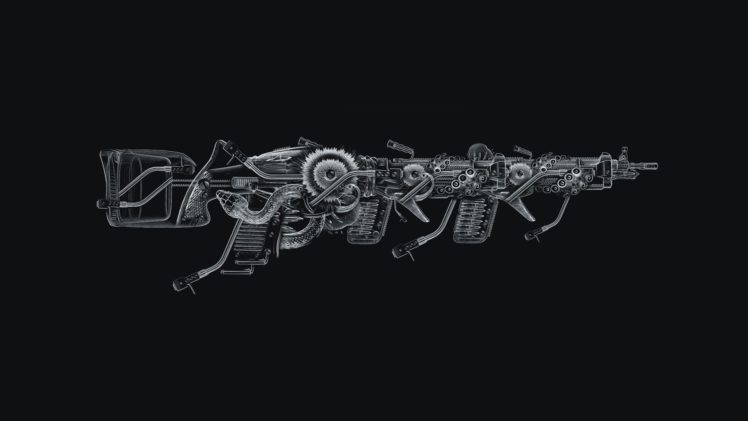 black, Guns, Flowers, Tentacles, Snakes, Octopuses, Turntables, Ammunition, Photo, Manipulation, Nicolas, Obery HD Wallpaper Desktop Background