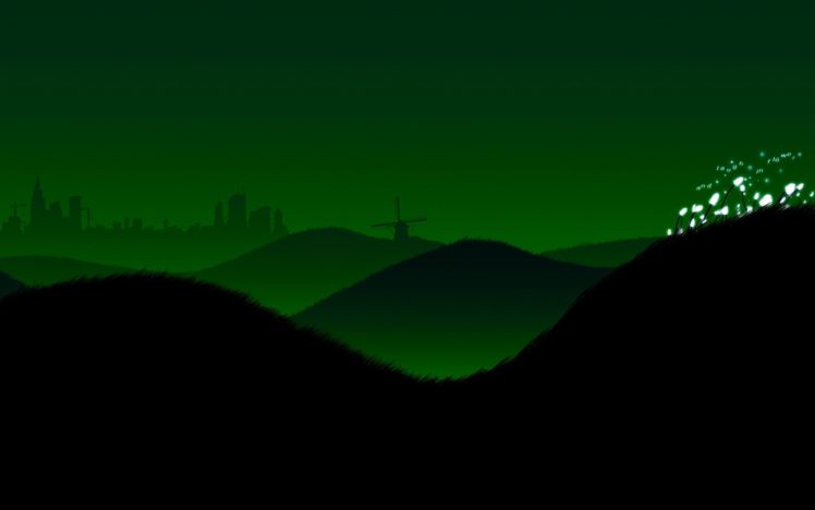 green, Hills HD Wallpaper Desktop Background