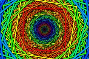 multicolor, Spiral, Psychedelic, Geometry