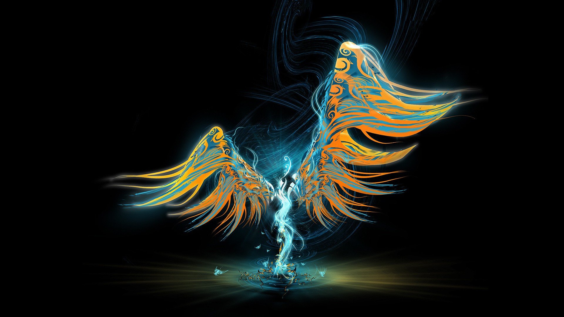 abstract, Wings Wallpaper