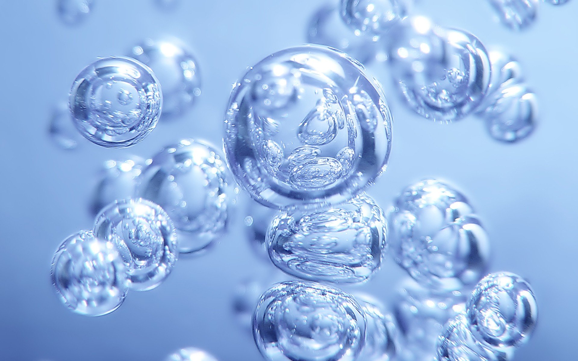 water, Bubbles Wallpaper