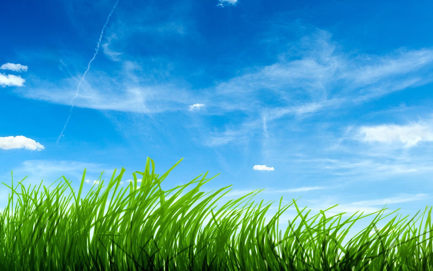 clouds, Grass, Skyscapes Wallpaper
