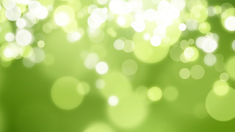 green, Lights, Bokeh HD Wallpaper Desktop Background