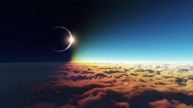 sun, Moon, Skies HD Wallpaper Desktop Background
