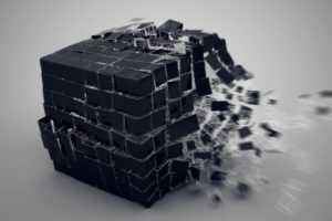 abstract, Explosion, Cube