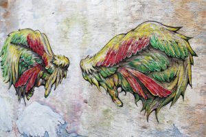 wings, Multicolor, Mural