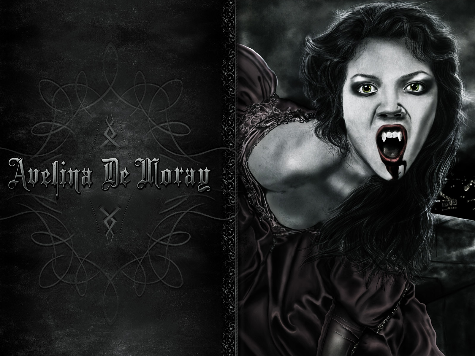 Download hd wallpapers of 37091-avelina, De, Moray, Dark, Horror, Vampire. 