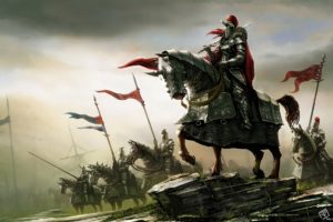 fantasy, Art, Knight, Warrior, Horses, Armor