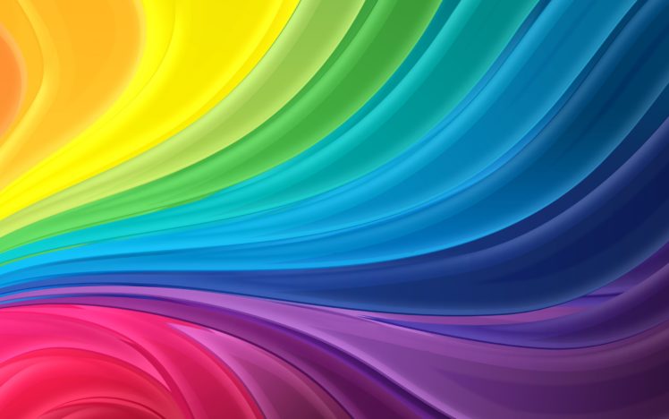 curl, Rainbow HD Wallpaper Desktop Background