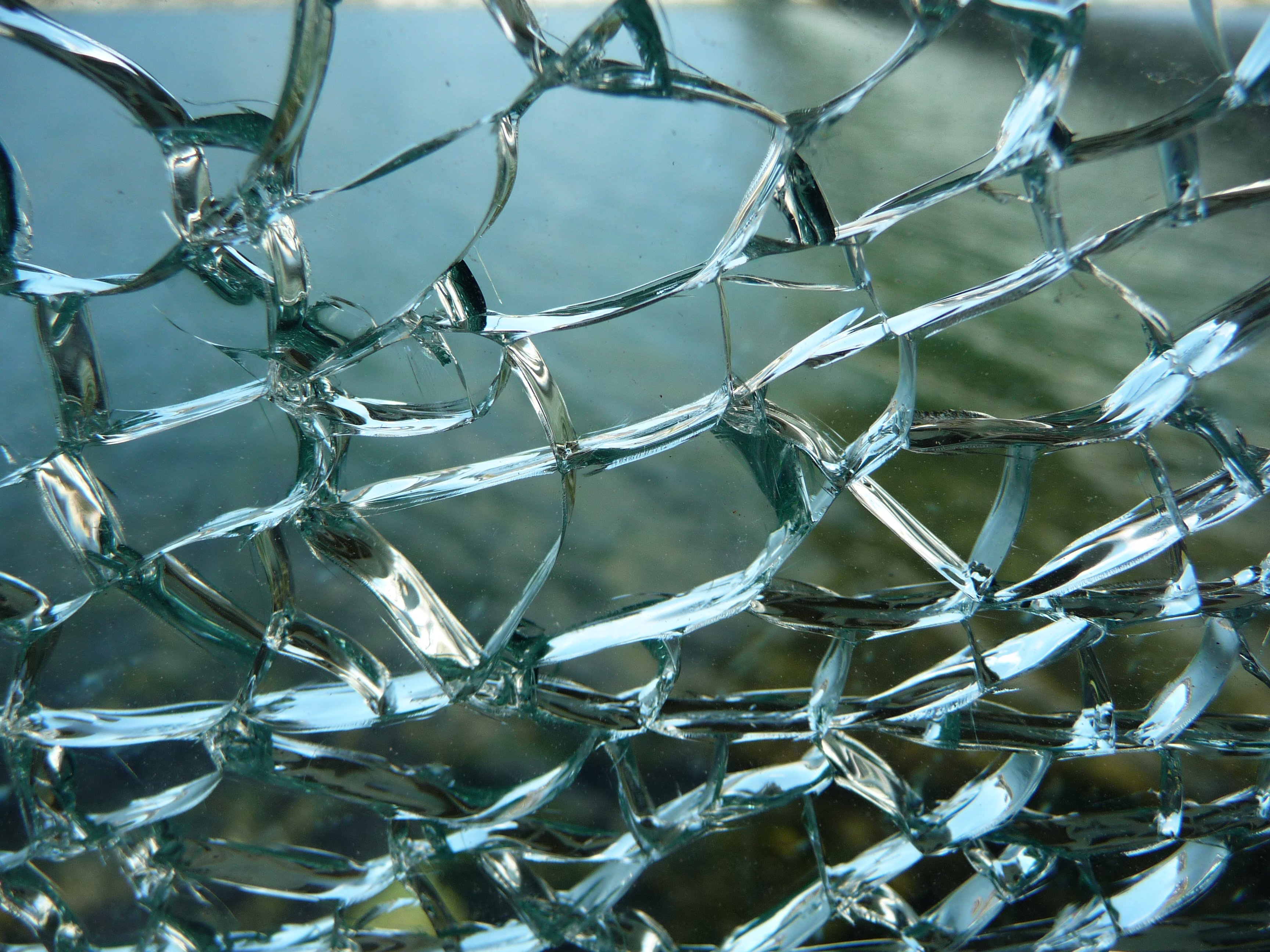 broken, Glass, Shattered, Crack, Abstract, Window, Bokeh, Pattern