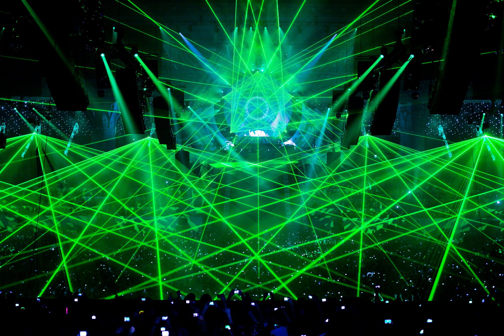 laser, Show, Concert, Lights, Color, Abstraction, Psychedelic Wallpaper
