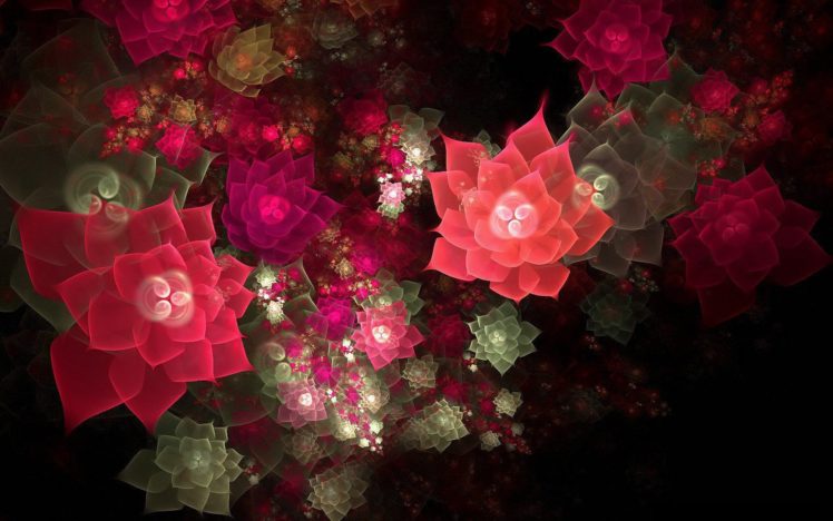 flores, Flower, Rose, Rosa, Red, Rojo, Green, Verde, Abstrac HD Wallpaper Desktop Background