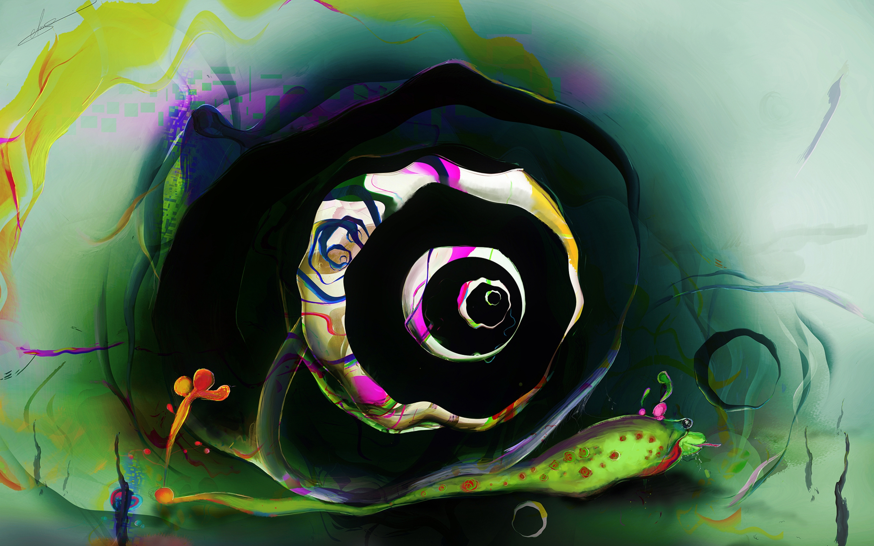 colourful, World, Eye Wallpaper