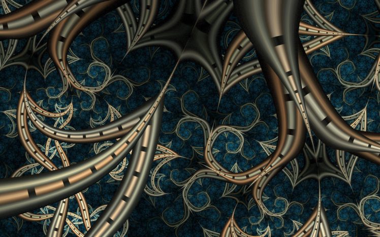abstract, Lines, Blue, Art HD Wallpaper Desktop Background