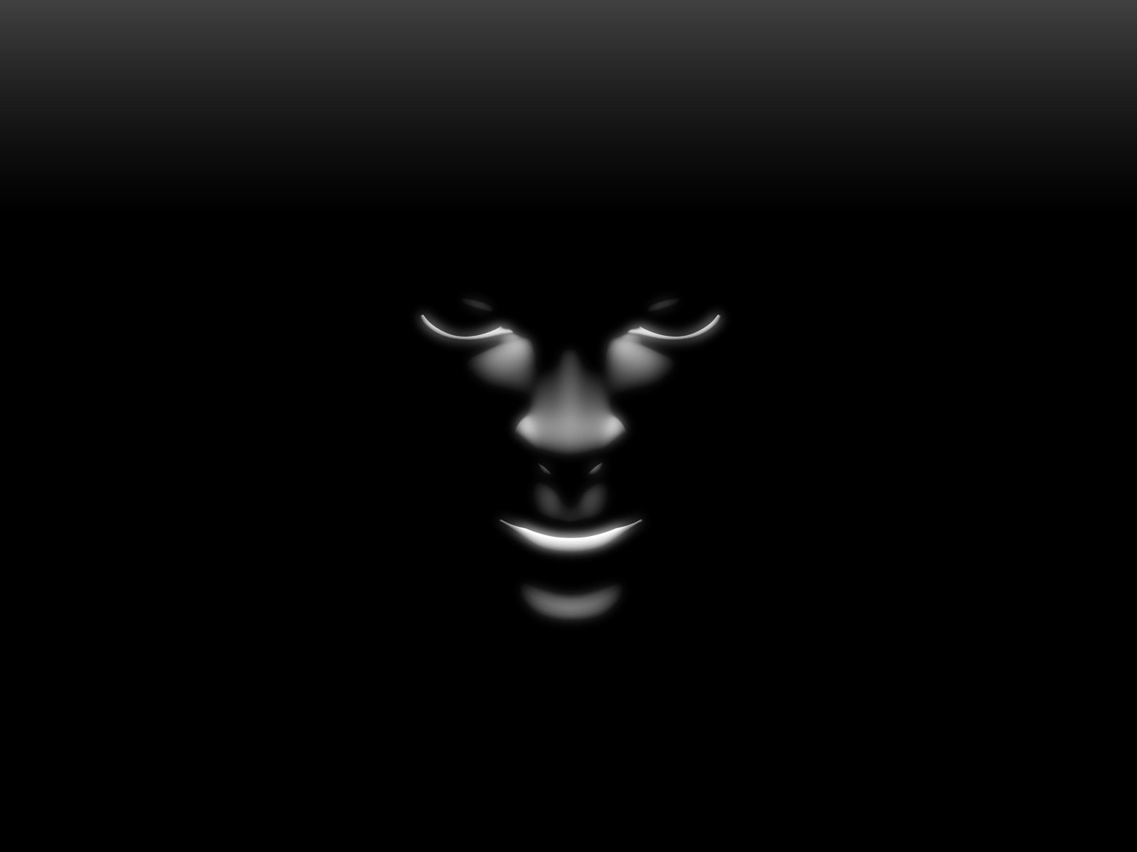 face, Look, Abstract, Bw Wallpaper