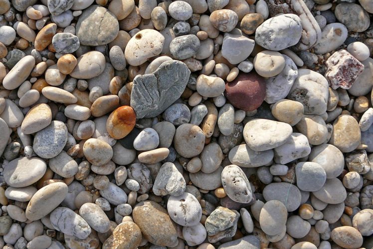 macro, Pebbles, Stones, Nature, Beach, Sea, Textures HD Wallpaper Desktop Background