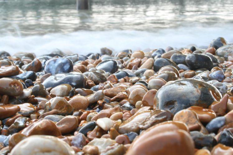 beach, Macro, Nature, Pebbles, Sea, Stones, Textures HD Wallpaper Desktop Background