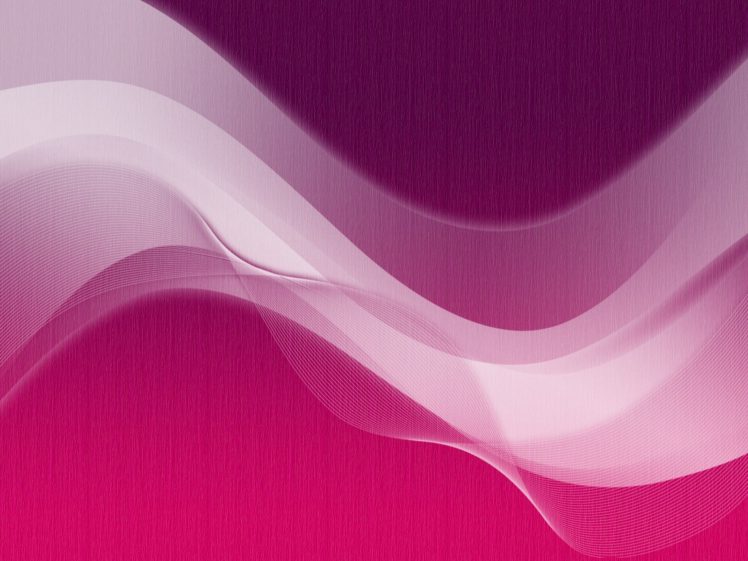 abstract, White, Pink, Waves HD Wallpaper Desktop Background