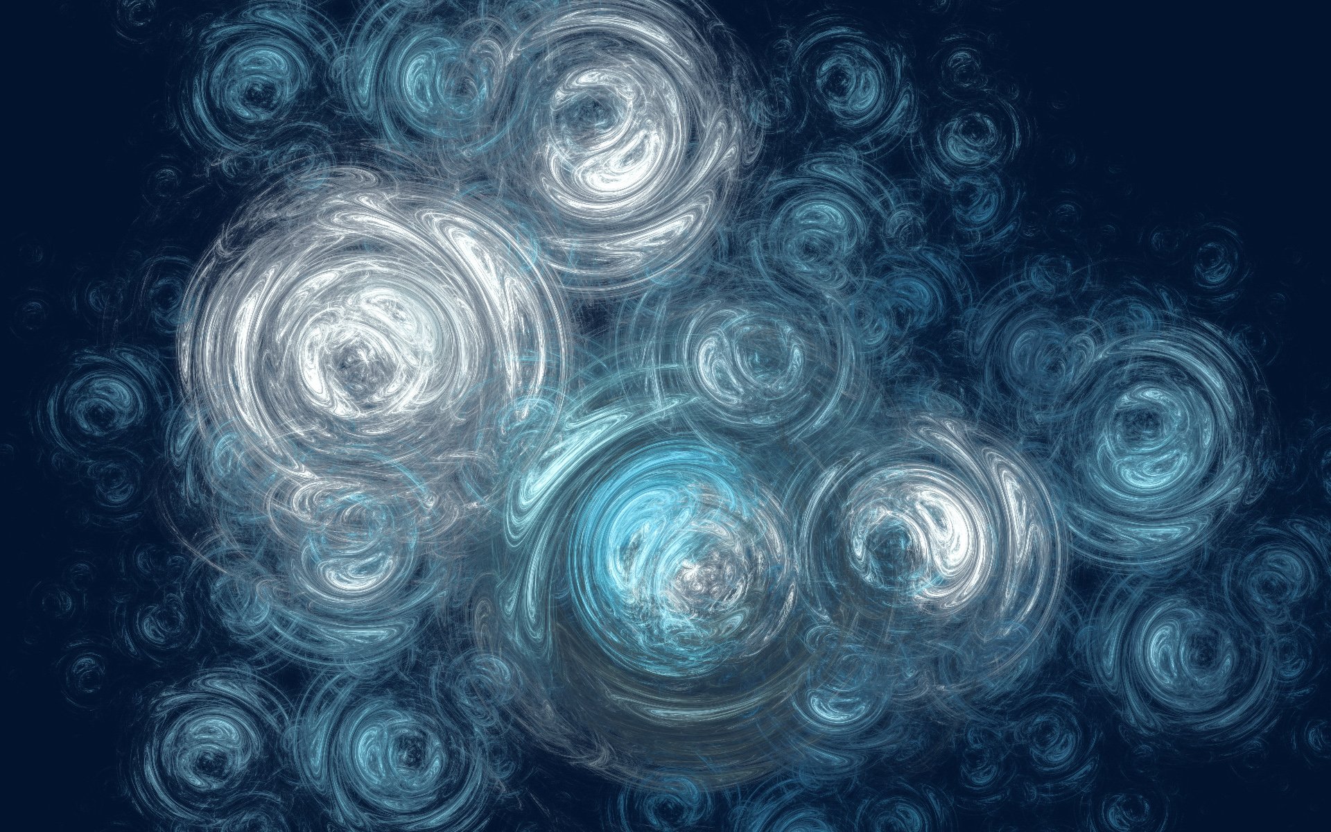 blue, Bubbles Wallpaper