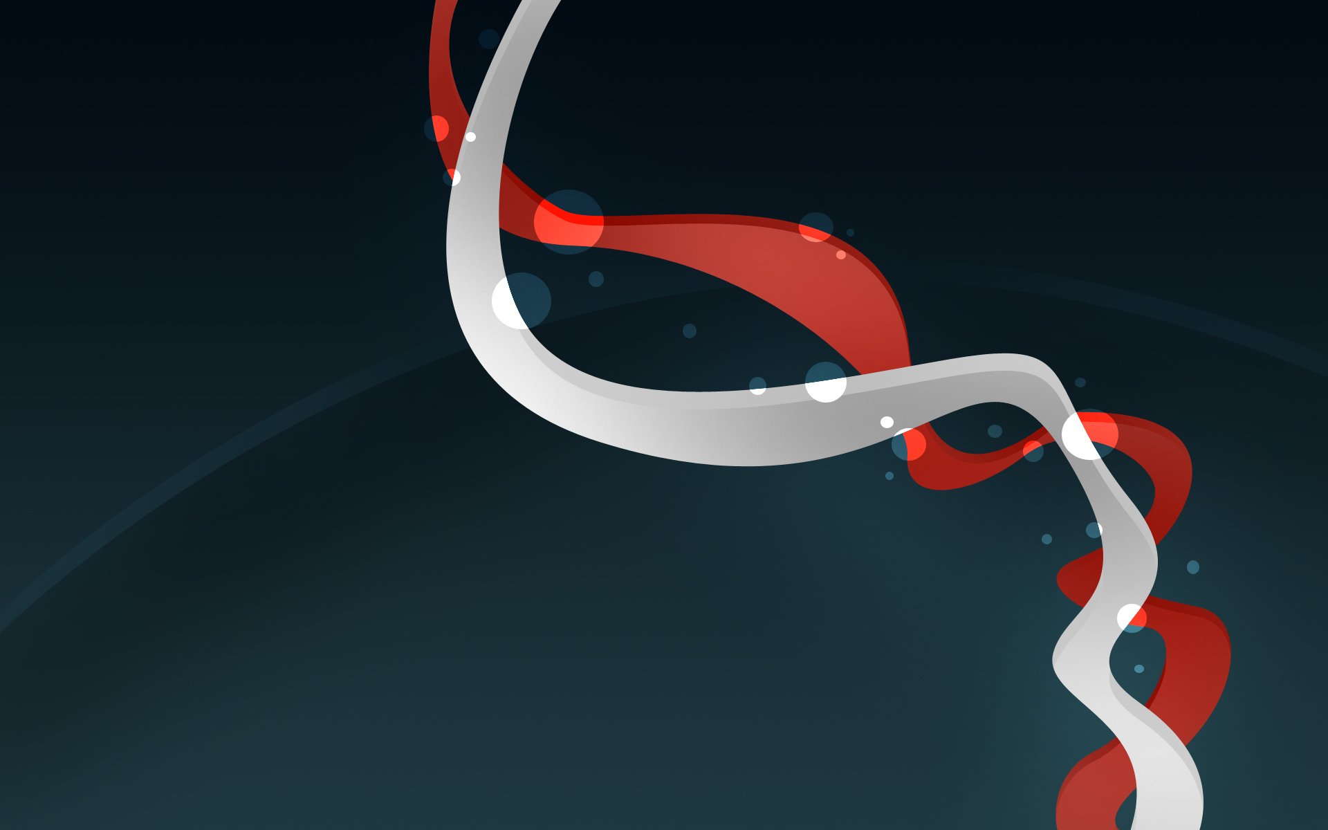 red, And, White, Ribbon Wallpaper