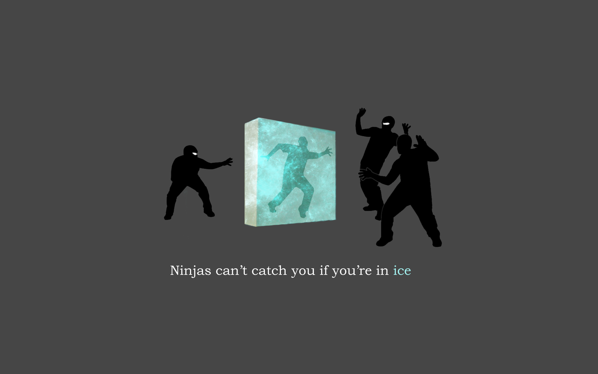 ice, Ninjas, Ninjas, Cant, Catch, You, If, Shock Wallpaper