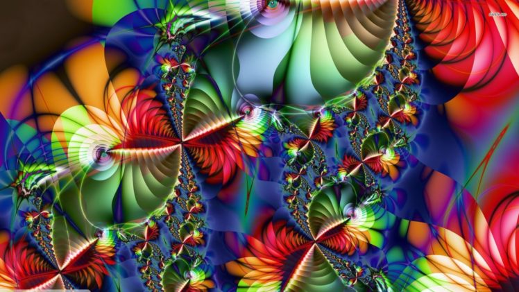 abstracto, Fractal HD Wallpaper Desktop Background