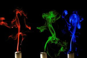 candles, Abstract, 3d, Smoke, Candle, Color