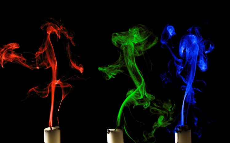 candles, Abstract, 3d, Smoke, Candle, Color HD Wallpaper Desktop Background
