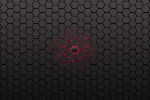 black, Honeycomb, Wallpaper, Center, Lines, Backgrounds, Red