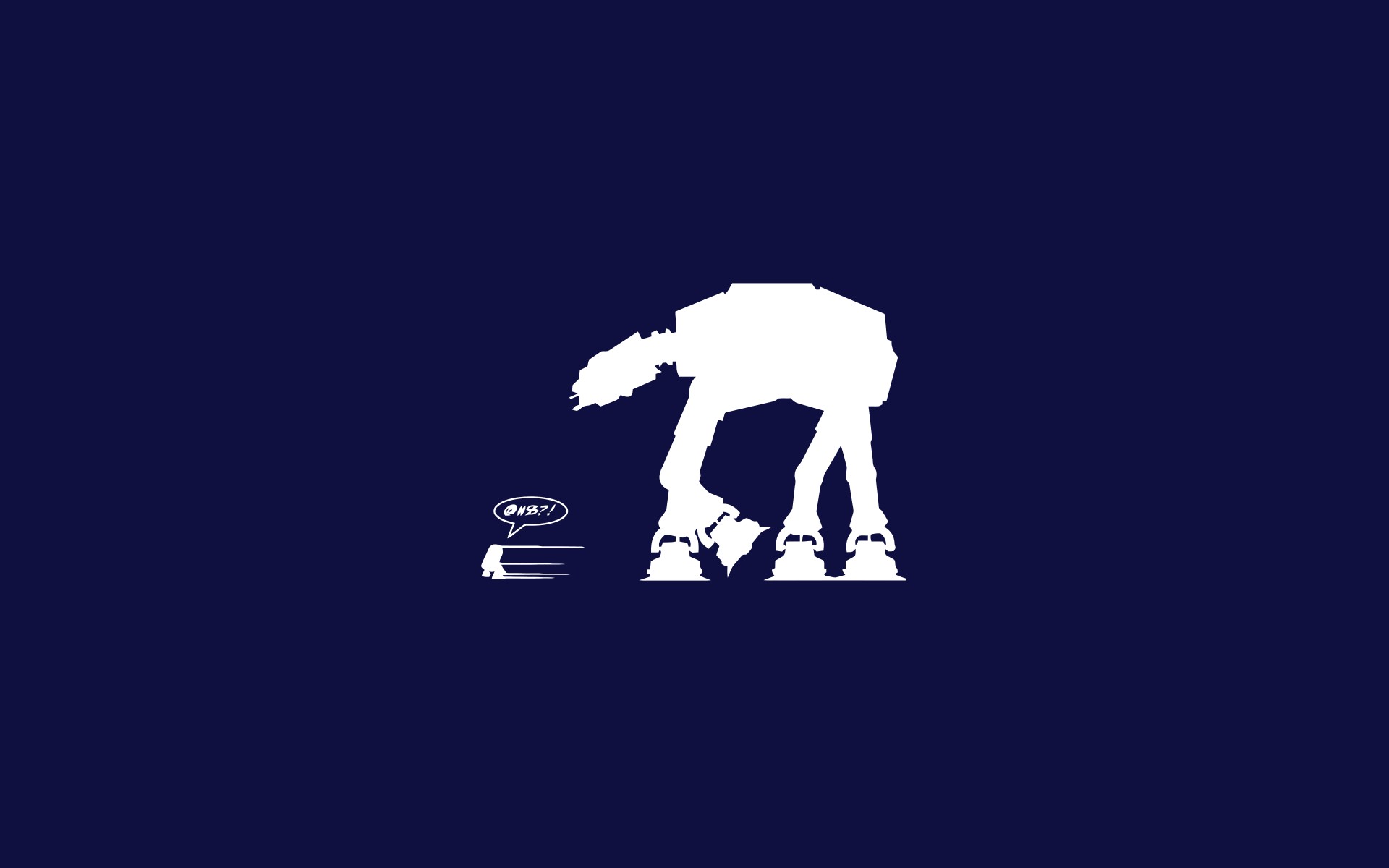 star, Wars, Blue, R2d2, At at Wallpaper