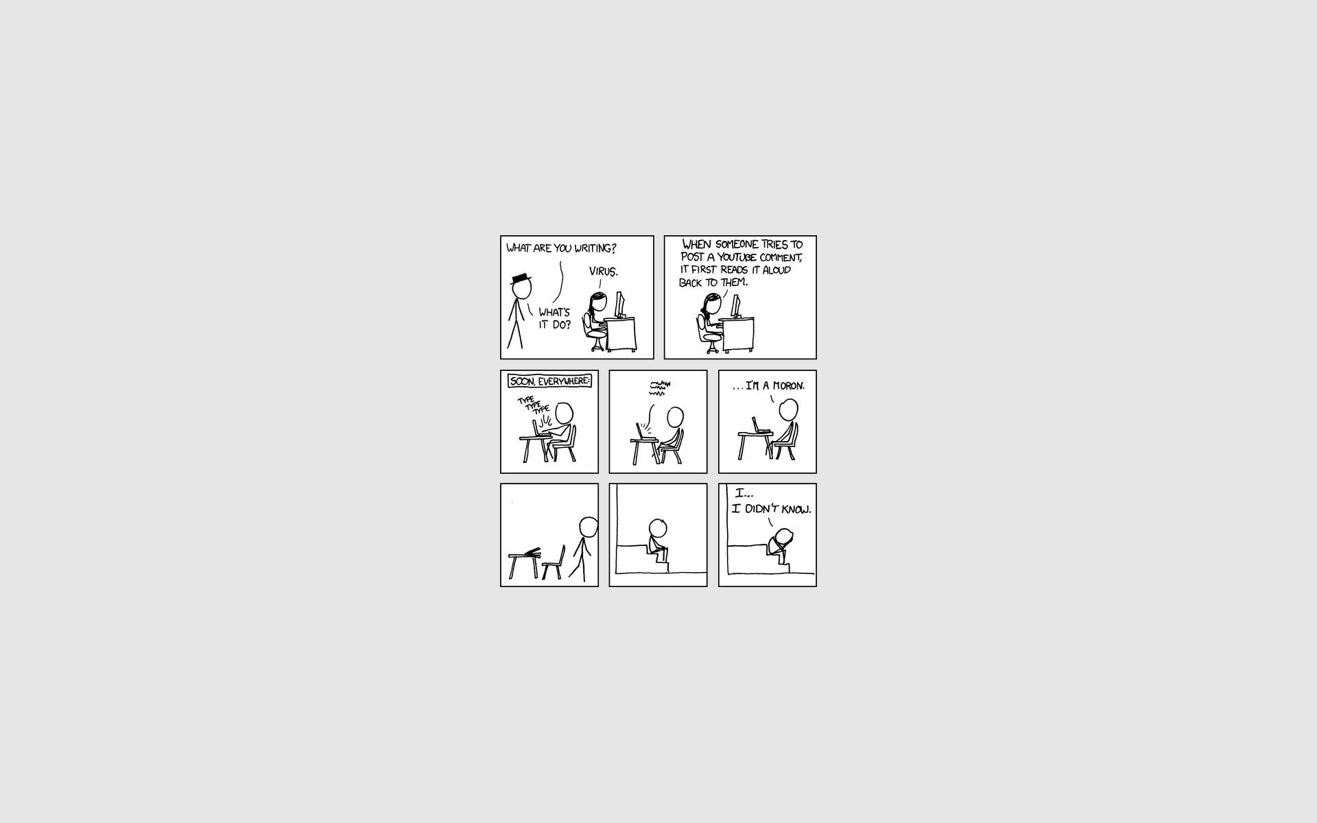 xkcd, Youtube, Stick, Figures Wallpaper