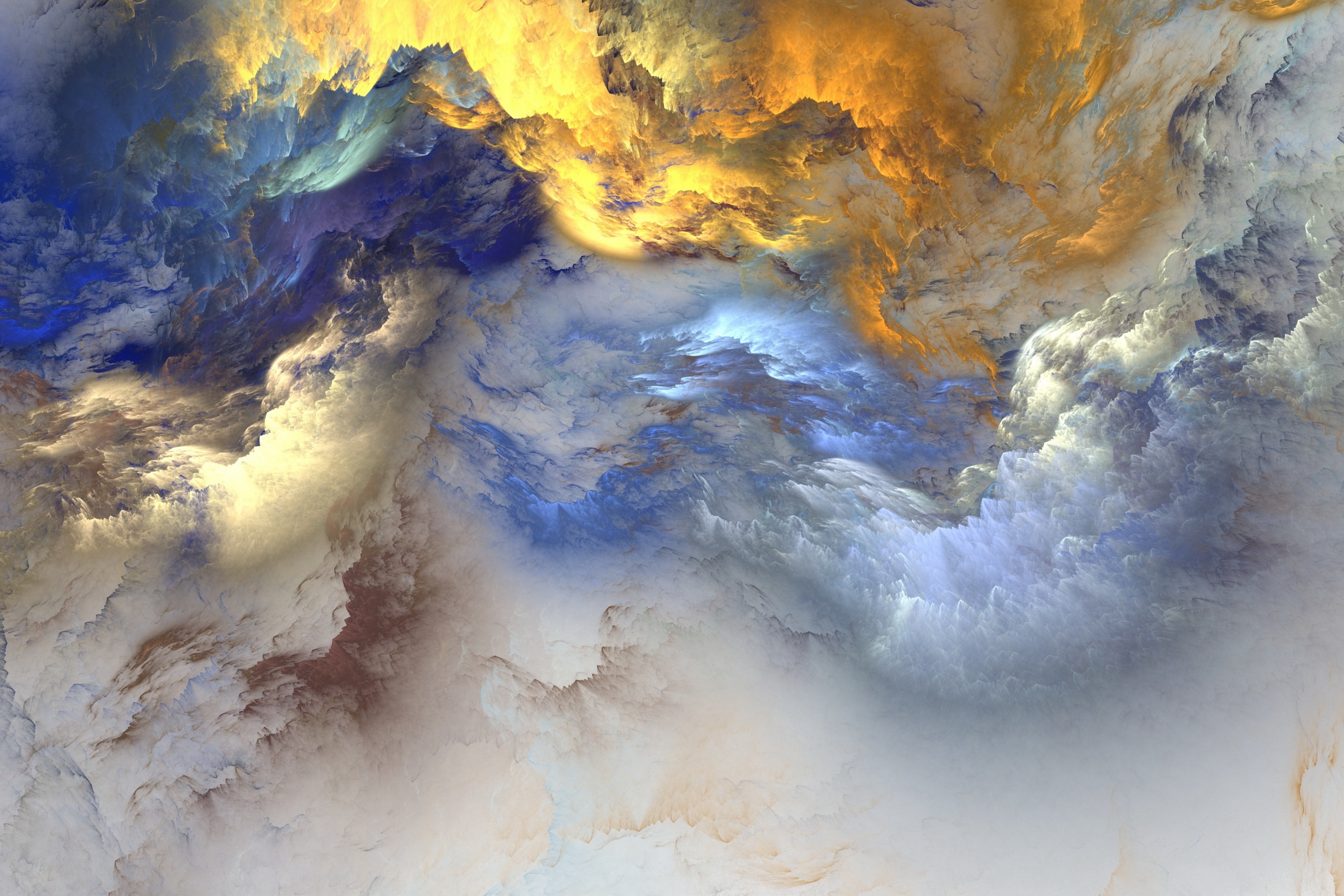 abstract, Art, Clouds, Colorful, Digital, Art Wallpaper