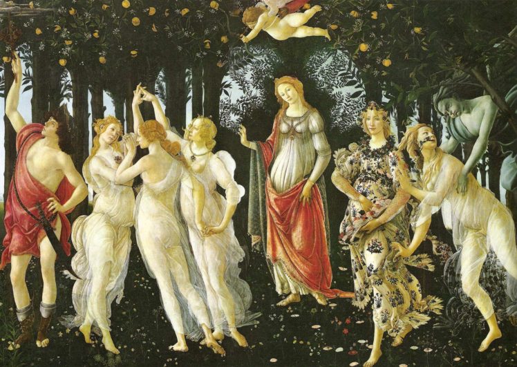 botticelli, Primavera, Pintura, Arte HD Wallpaper Desktop Background