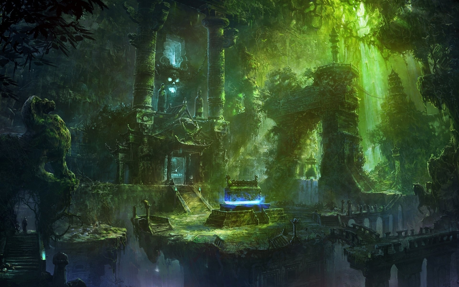 art, Sarcophagus, Temple, Tomb, Tomb, Ruins Wallpaper