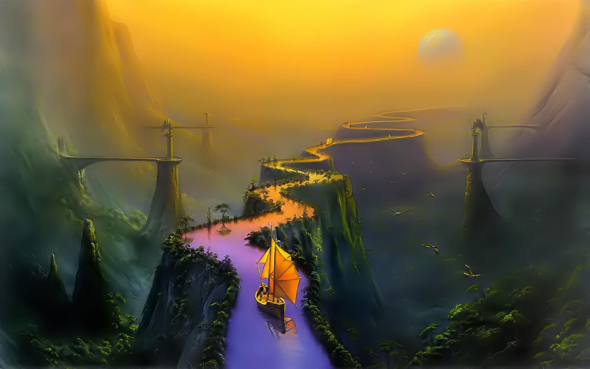 fantasy, Art, Paintin Wallpaper