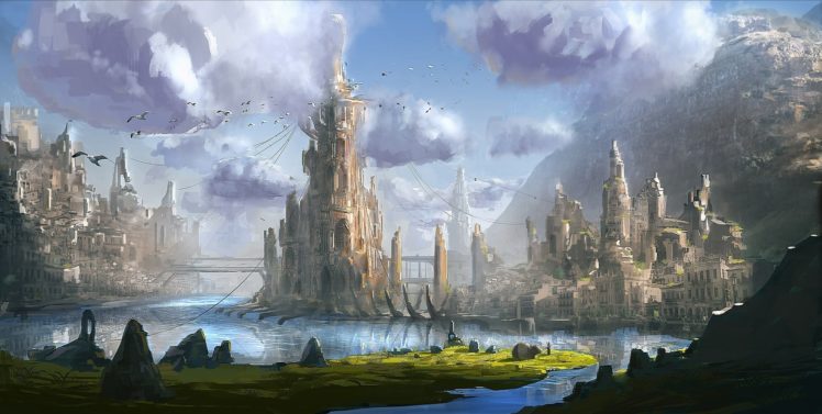 fantasy castle Wallpapers HD / Desktop and Mobile Backgrounds