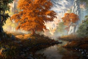 fantasy world autumn