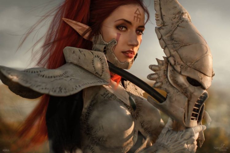 women, Cosplay, Warhammer, 40, 000, Eldar HD Wallpaper Desktop Background