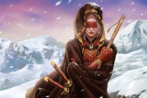 katana, Warrior, Snow