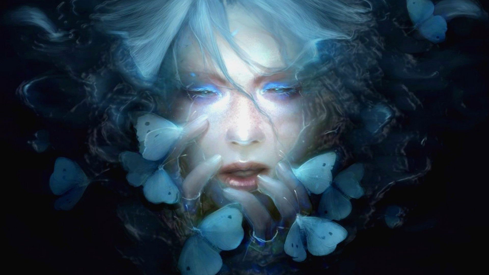 girl illustration wallpaper 1920x1080 Wallpaper