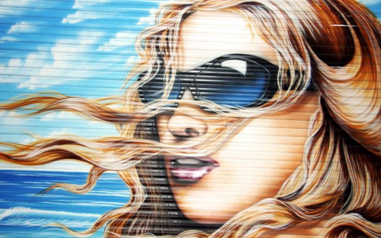 girl, Glasses, Abstract HD Wallpaper Desktop Background