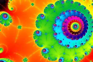 colorful, Bright, Spirals, Psychedelic